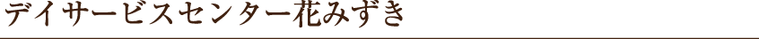 デイサービスセンター花みずき